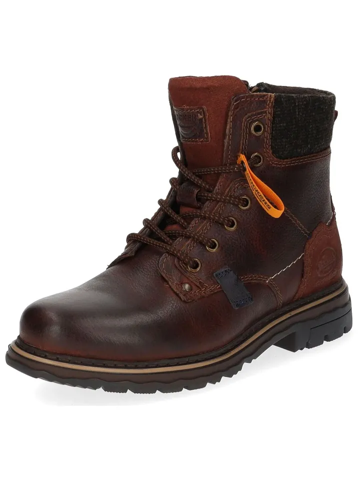 Dockers by Gerli Botas con cordones chocolate / cognac