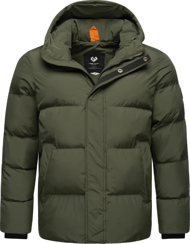 Ragwear Chaqueta funcional 'Walby' verde oscuro / negro