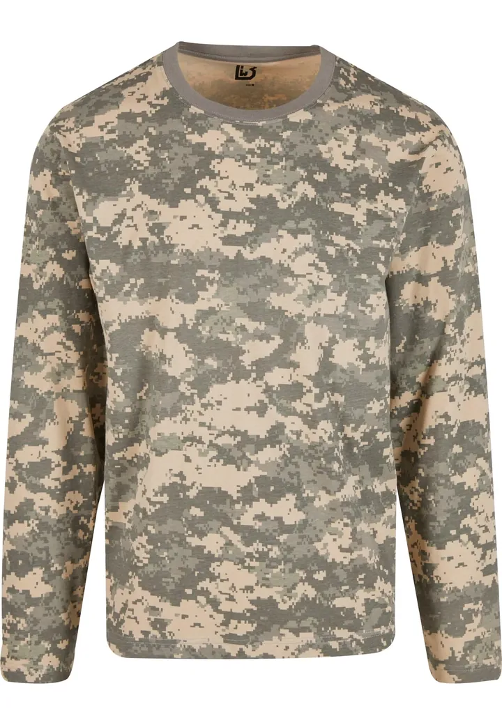 Brandit Camiseta  arena / oliva / verde oscuro