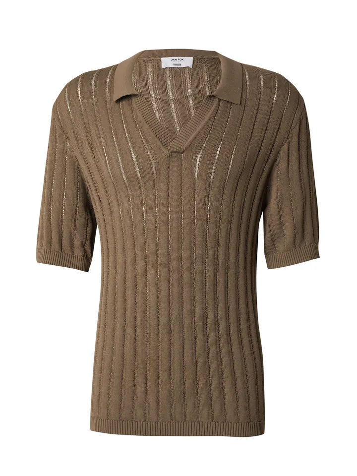 DAN FOX APPAREL Camiseta 'Maximilian' oliva