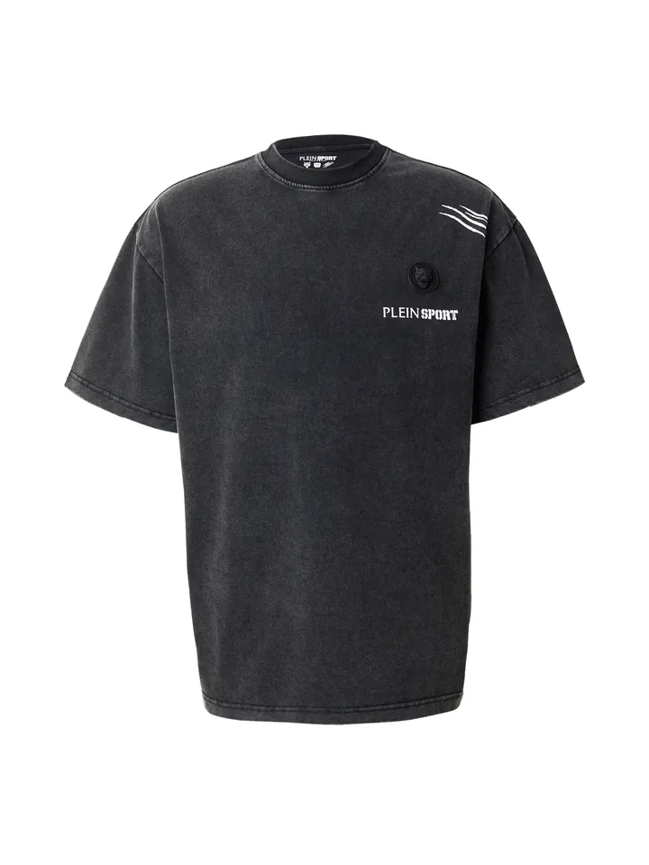 Plein Sport Camiseta negro / blanco