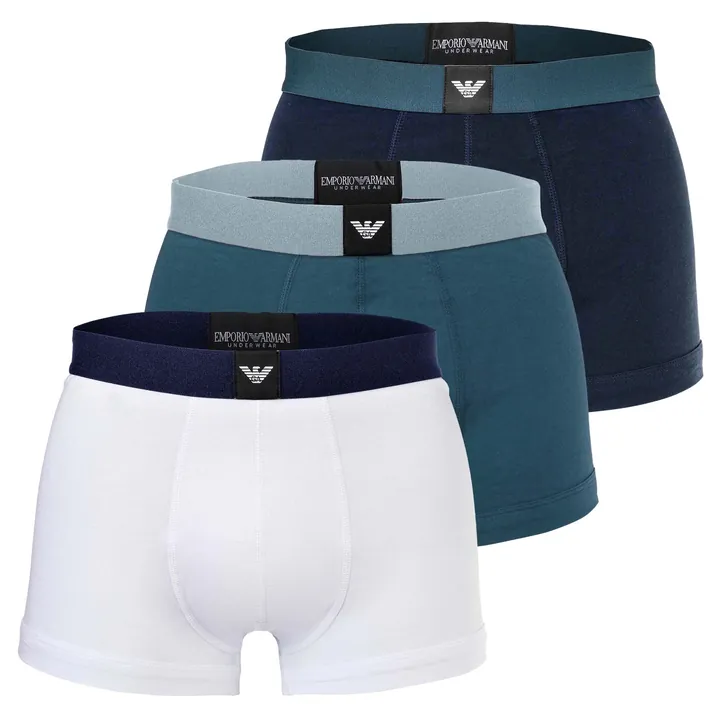 Emporio Armani Calzoncillo boxer navy / petróleo / negro / blanco
