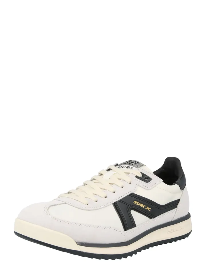 SKECHERS Zapatillas deportivas bajas 'SKX 92 - SPECTIVE' gris claro / negro / blanco