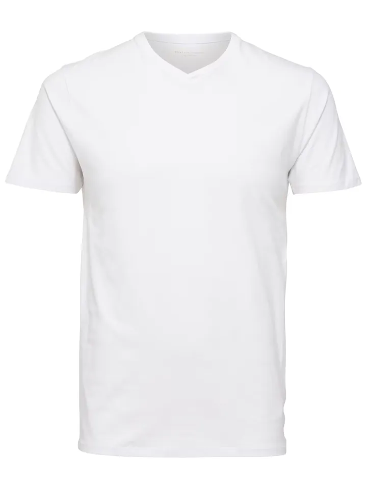 SELECTED Camiseta blanco