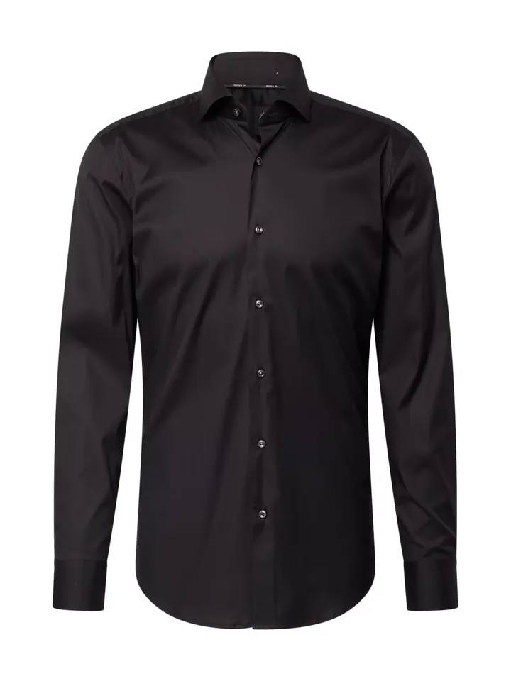 BOSS Camisa de negocios 'P-HANK'  negro
