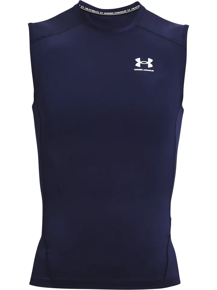 UNDER ARMOUR Camiseta funcional azul oscuro / blanco