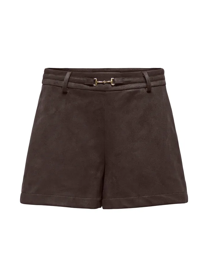 ONLY Pantalón 'MIRA'  marrón oscuro