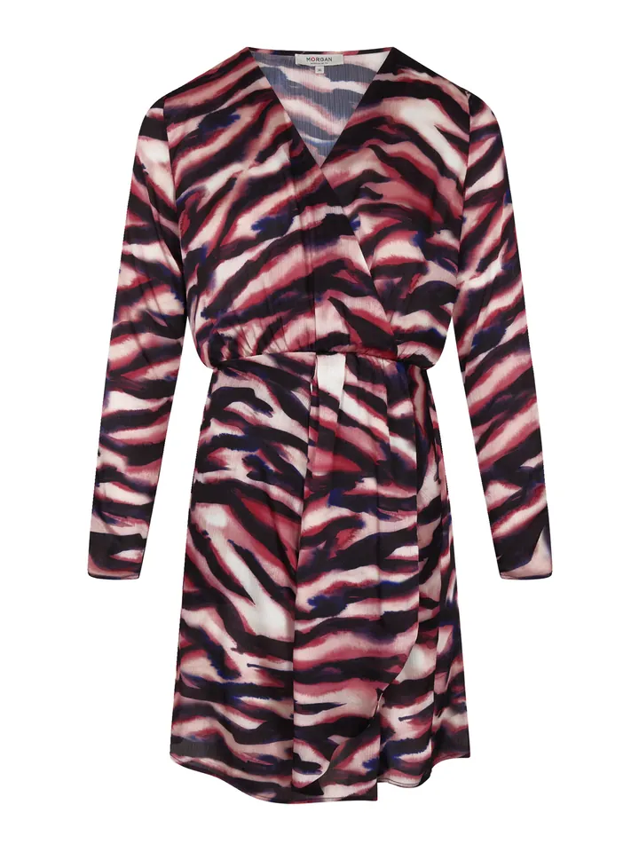 Morgan Vestido '261-RISYL.F' azul / rojo cereza / negro / blanco