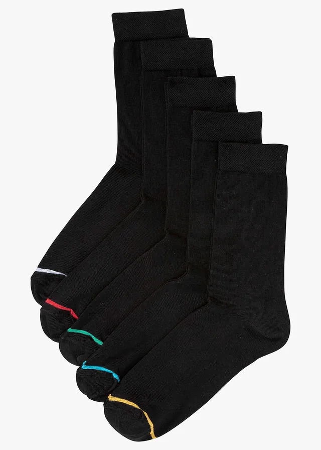 Calcetines de algodón orgánico (5 pares)