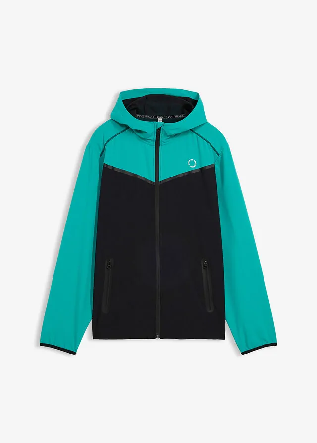 Chaqueta deportiva ligera de material de secado rápido para hombres
