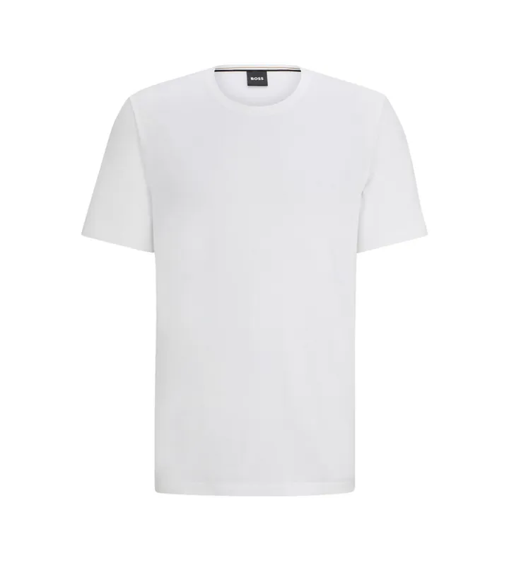 BOSS para hombre. 50515391 Camiseta Mix&Match blanco (L), Homewear, Algodón, Manga corta
