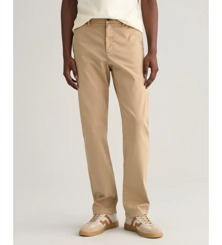 Gant para hombre. 1505228 Pantalones chinos Slim Fit con textura labrada Structured (31), Casual, Algodón, Algodón Orgánico