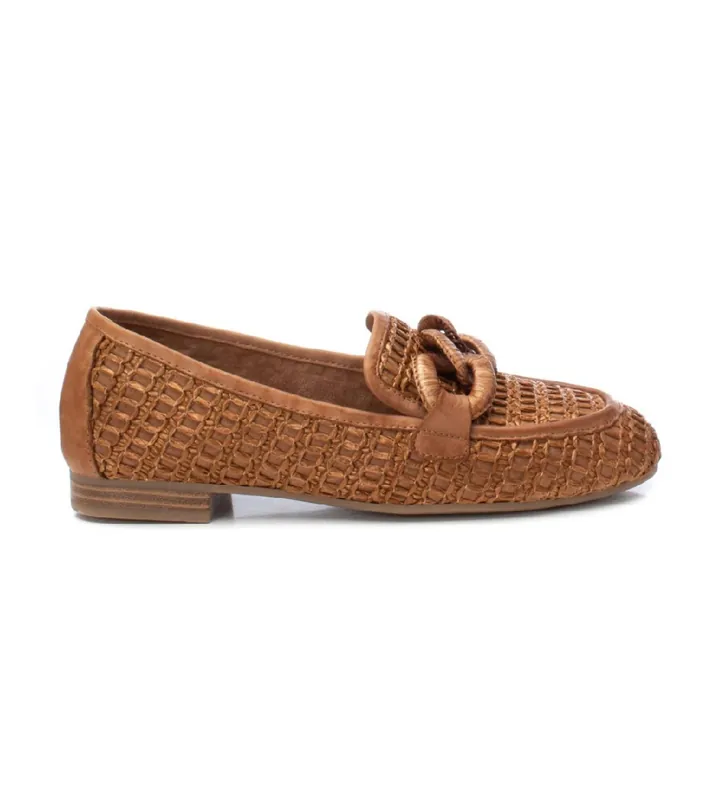 Carmela para mujer. 16231602-CAMEL Mocasines 162316 marrón (36), Plano, Ninguno, Casual