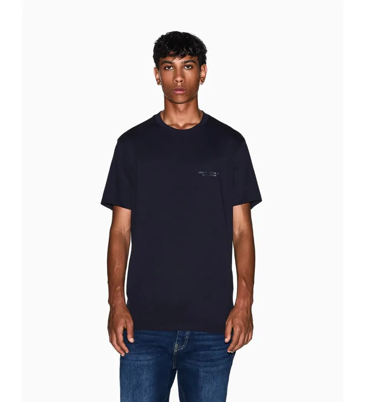 A|X Armani Exchange para hombre. XM001281AF10361UB101 Camiseta Diario (L), Blanco, Casual, Algodón, Manga corta