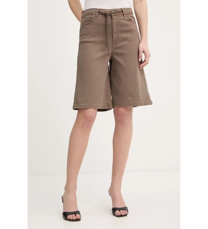 Marella para mujer. 2613141035200 Shorts Mlmquasar marrón (40), Casual, Algodón Orgánico, Sostenible