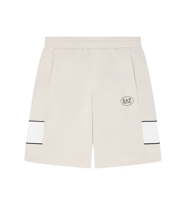 EA7 para hombre. 7M001709_AF12660 Bermudas Series beige (3XL), Casual, Deportivo, Algodón, Multideporte