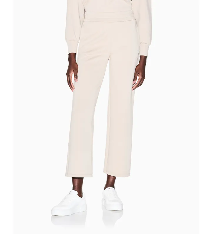 A|X Armani Exchange para mujer. XW002840AF21298U6223 Pantalón Cotton jogger beige (L), Casual, Algodón