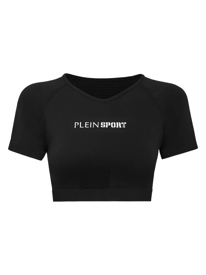 Plein Sport Camiseta funcional negro
