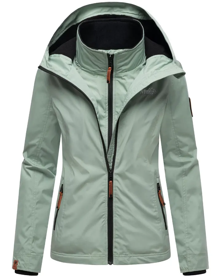 MARIKOO Chaqueta funcional 'Erdbeere' verde claro