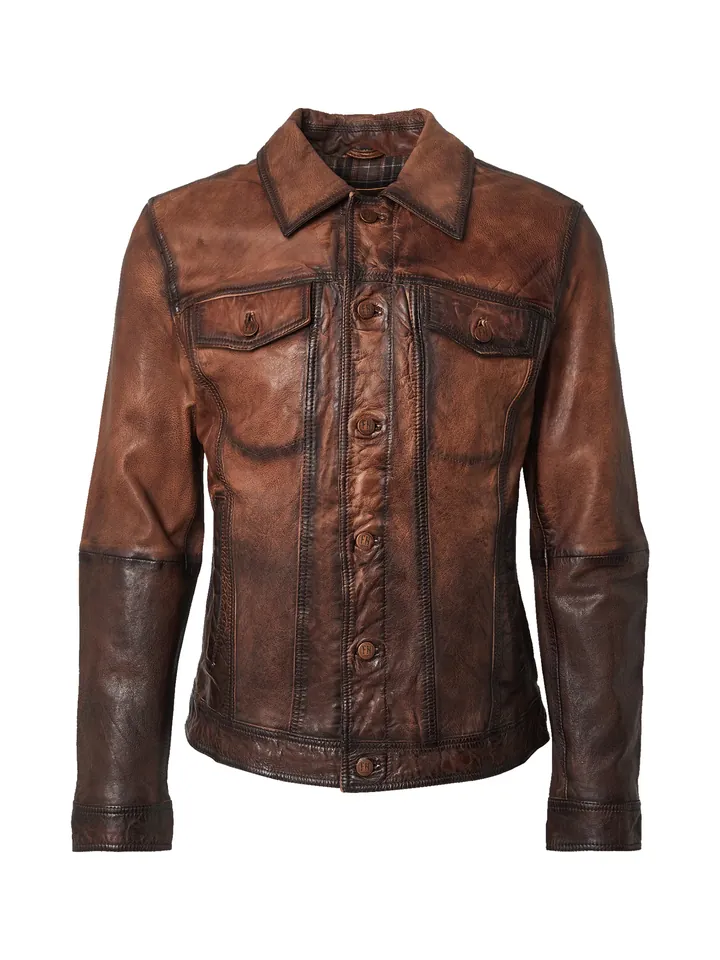 FREAKY NATION Chaqueta de entretiempo 'Brownfield'  marrón
