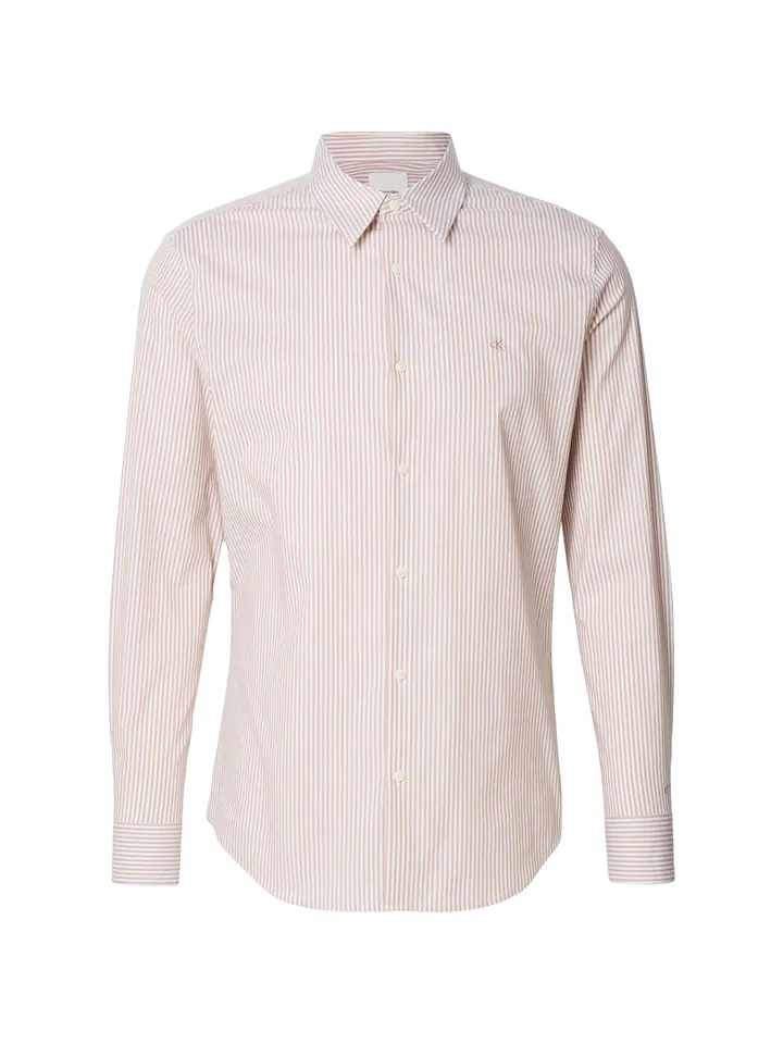 Calvin Klein Camisa  albaricique / blanco