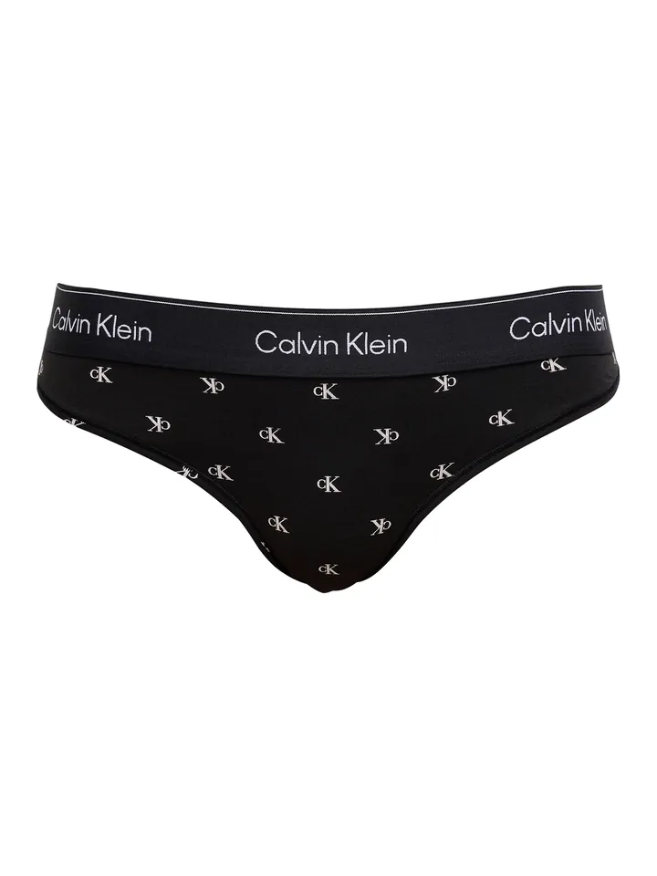 Calvin Klein Underwear Tanga negro / blanco