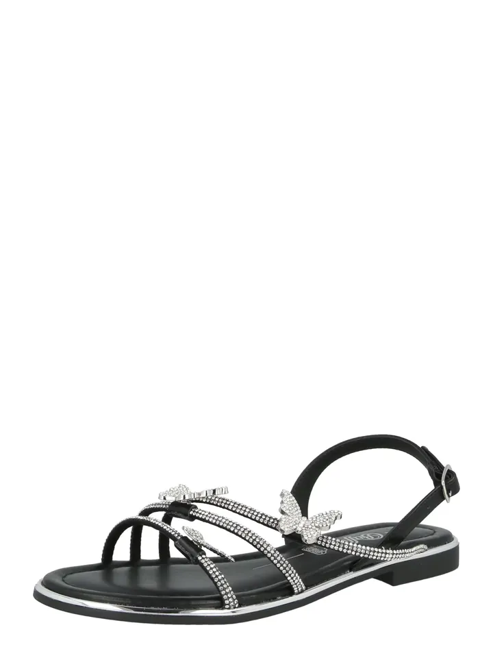 BUFFALO Sandalias con hebilla 'KIRA'  negro