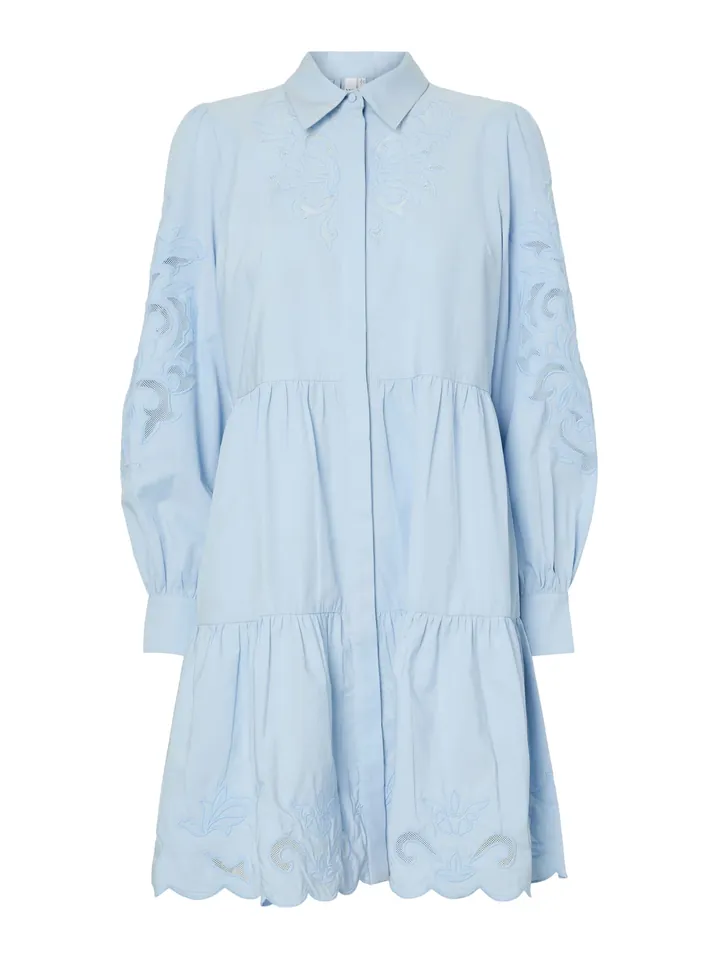 YAS Vestido camisero 'YASZimia' azul claro