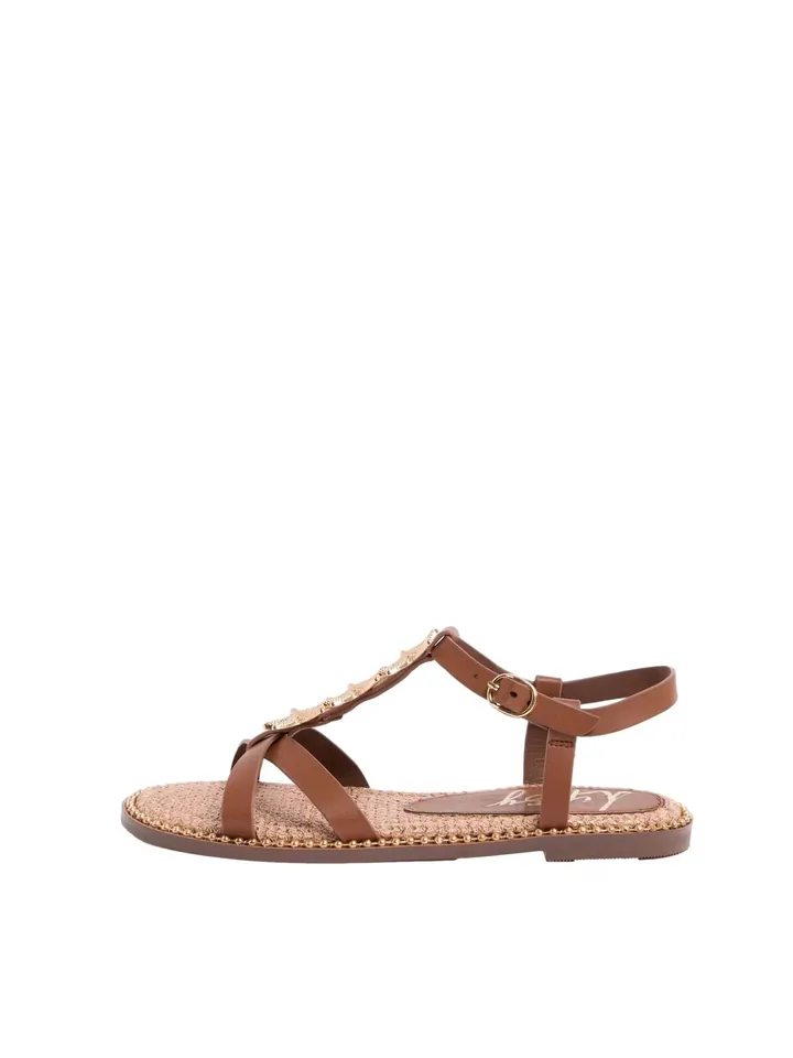 Lipsy Sandalias con hebilla marrón