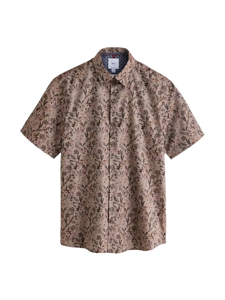 Next Camisa  umbra / brocado / pino / altrosa
