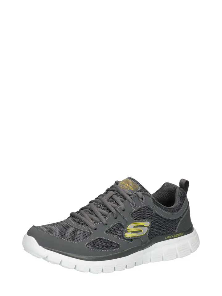 SKECHERS Zapatillas deportivas bajas 'Burns Agoura' amarillo / gris oscuro