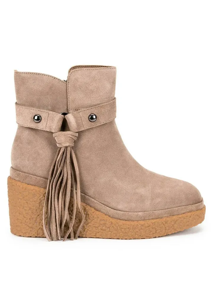 Botines de cuña