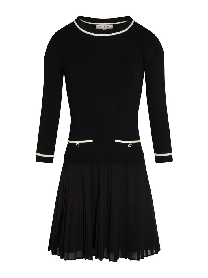 Morgan Vestido '261-RNISSA' negro / blanco