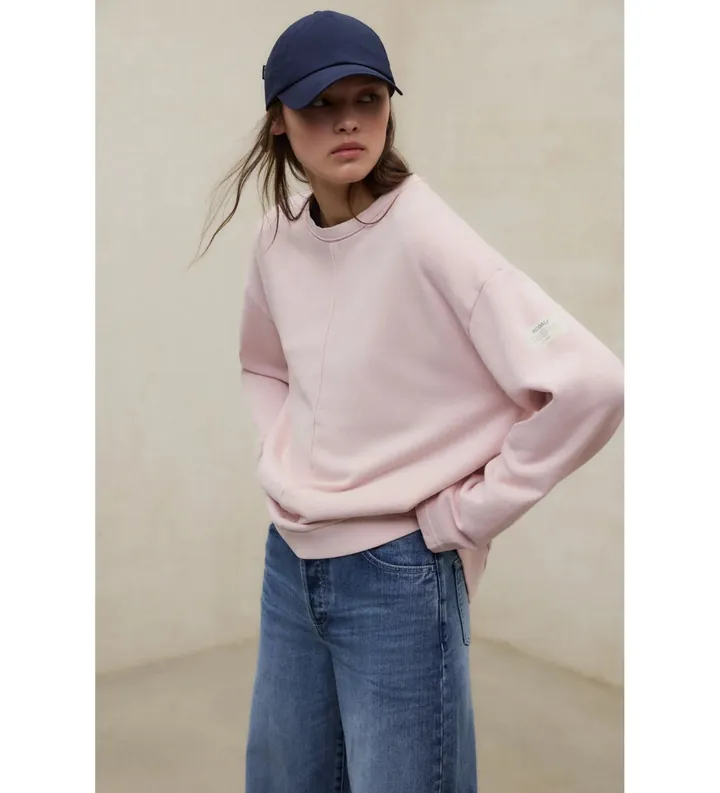 ECOALF para mujer. MCWGASTANKAR0856S26-668 Sudadera Ankara rosa (XS), Casual, Algodón Orgánico, Sostenible