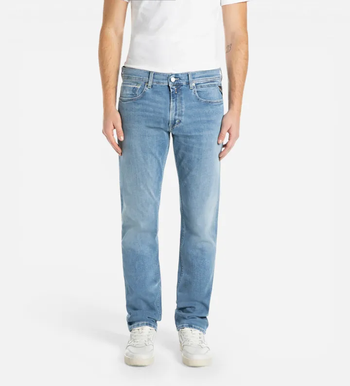 Replay para hombre. MA972Z.000.661996 Jeans casual denim azul (30/32), Algodón