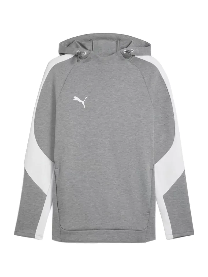 PUMA Camiseta deportiva 'TeamEVOSTRIPE' gris / gris claro