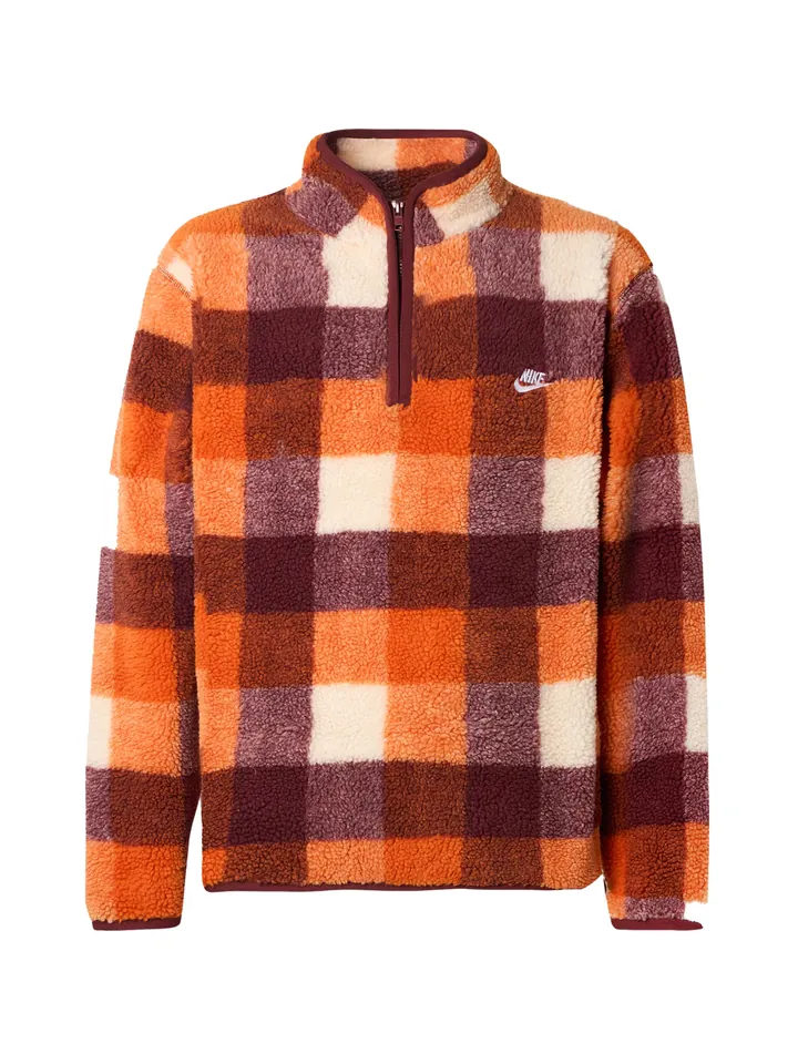 Nike Sportswear Jersey 'Club'  crema / marrón / naranja / rojo vino