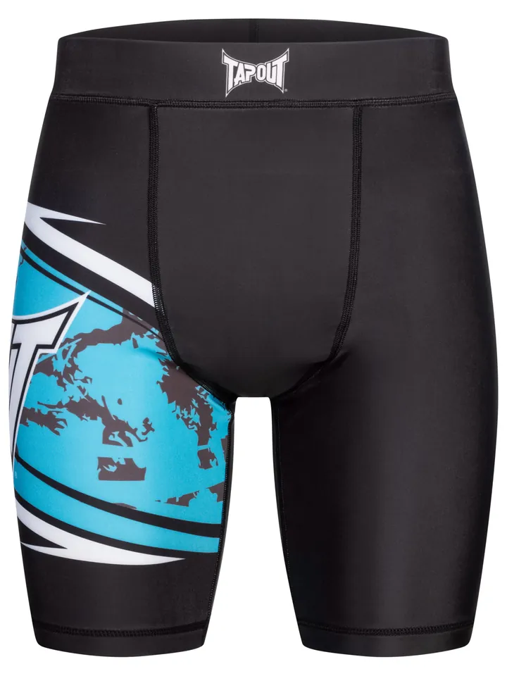 Tapout Pantalón funcional 'Rendall'  azul / negro / blanco