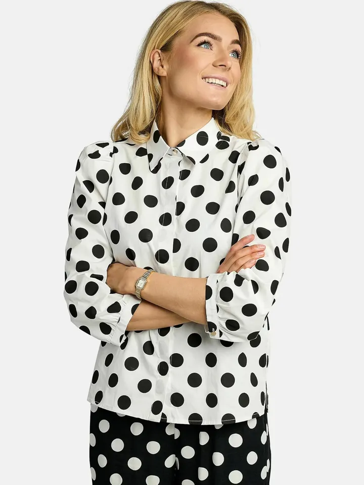 Liberte Essentiel Camiseta ' FLORA ' blanco