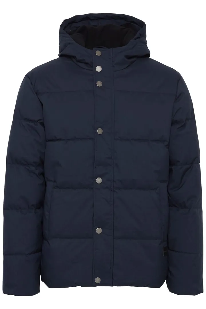 !Solid Chaqueta de entretiempo  azul oscuro