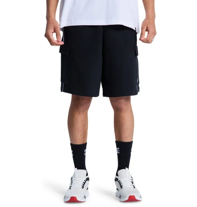 Flow Down - Short de Felpa Negro Hombre