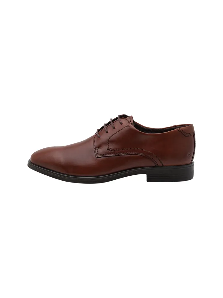ECCO Zapatos con cordón 'Melbourne'  cognac