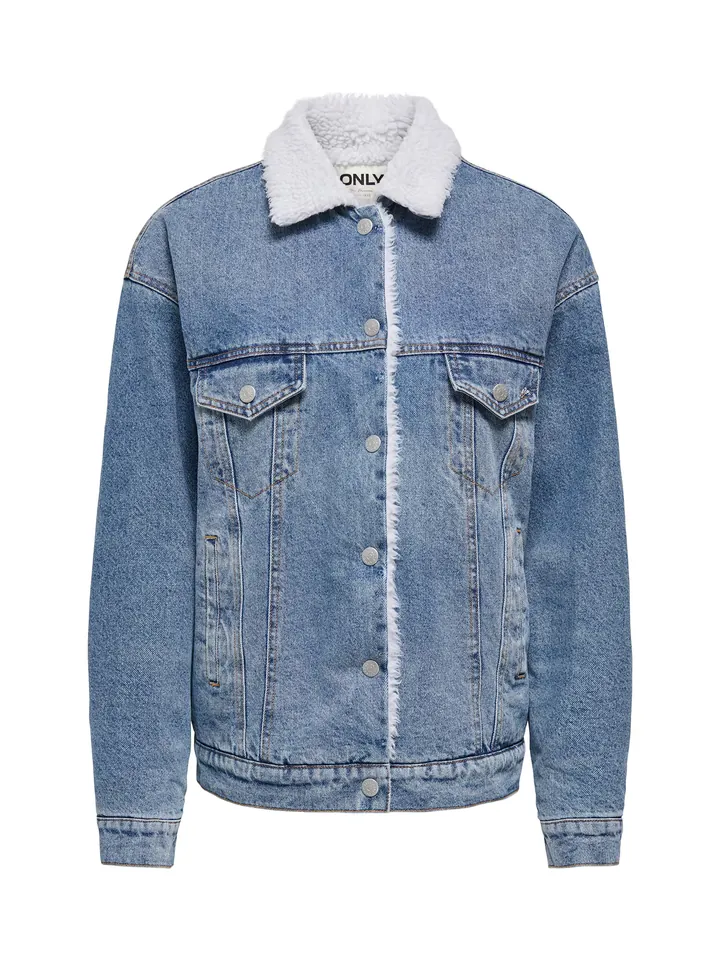 ONLY Chaqueta de entretiempo 'ONLHADDY' azul denim