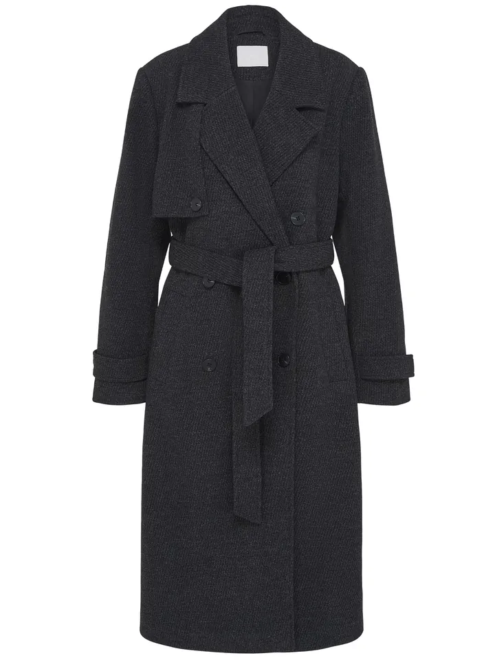 LeGer by Lena Gercke Abrigo de entretiempo 'Cora' gris oscuro