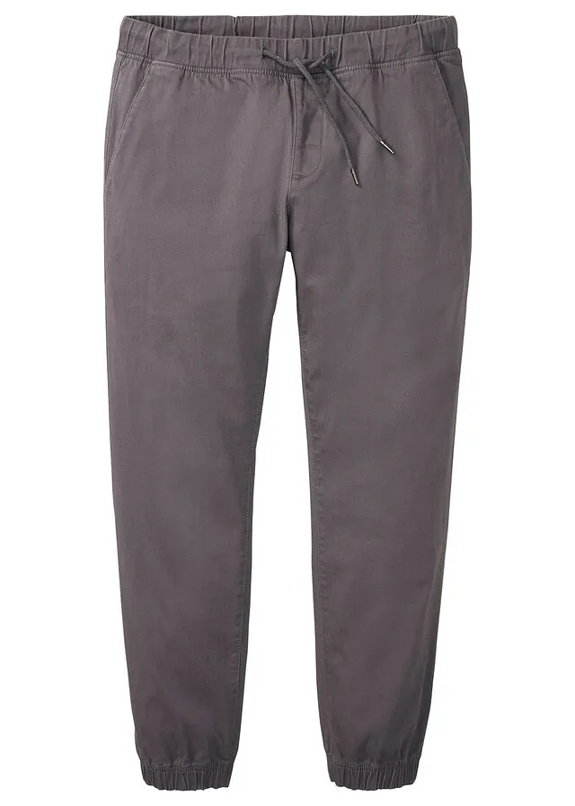Chino con cintura elástica, relaxed fit, straight