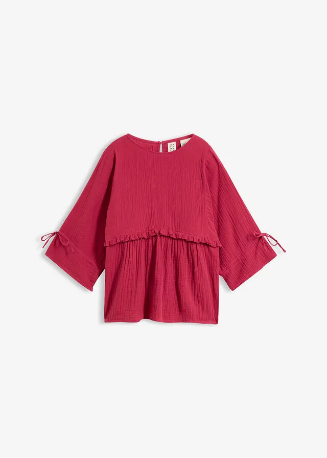 Blusa de muselina ligera