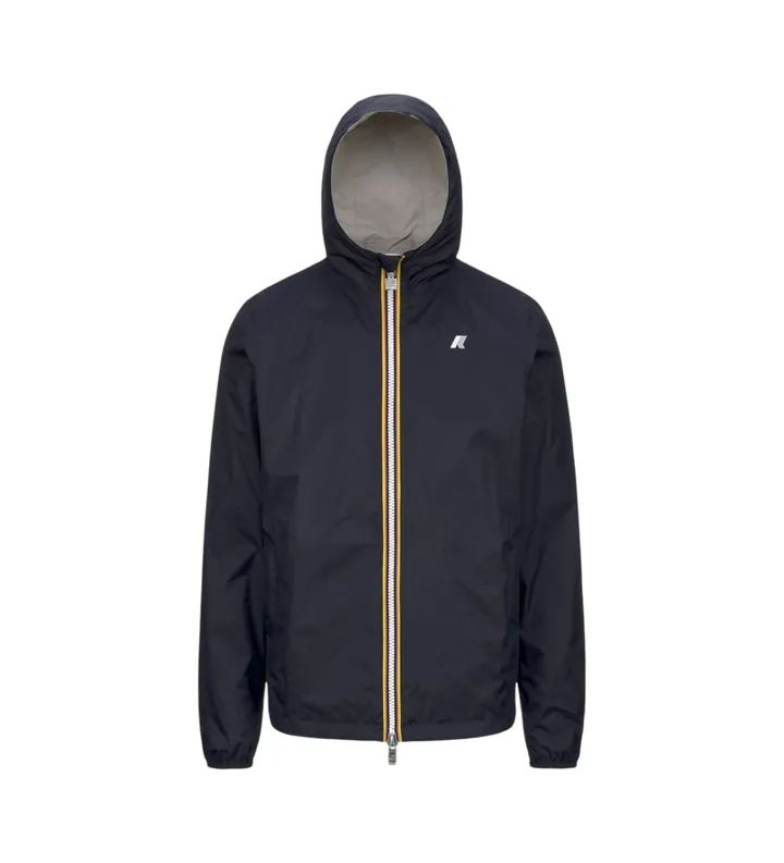 K-way para hombre. K2124EW Chaqueta Jake Plus 2 Reversible marino (M), Casual, Nylon, Manga larga