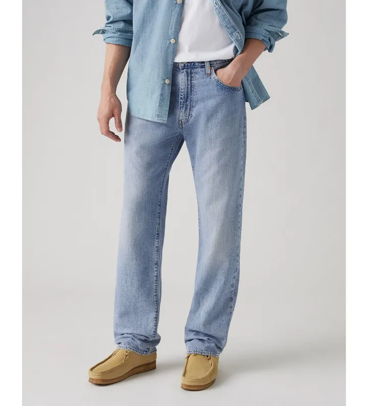 Levi's para hombre. 000LO-0009 Jeans 555 Relaxed Straight azul (28/32), Casual, Algodón, Denim