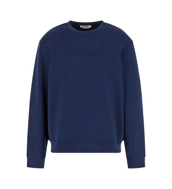 Guess para hombre. M6RQ42KAYM2 Jersey Scuba azul (L), Casual, Modal