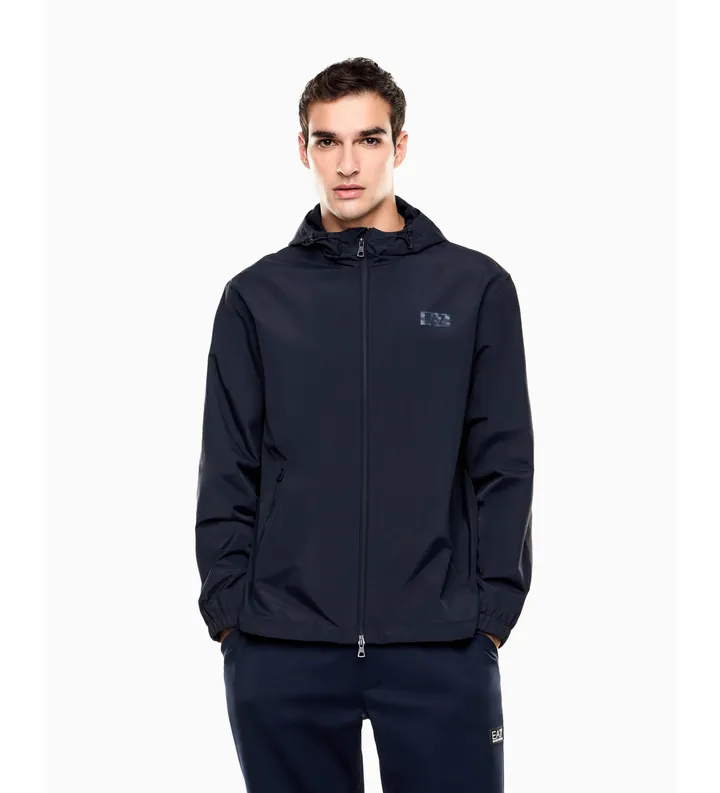 EA7 para hombre. 7M001493_AF13549 Chaqueta Logo Series M marino (3XL), Casual, Verde, Poliéster